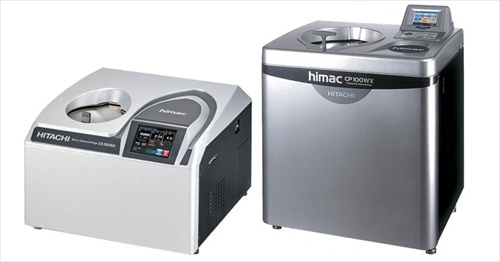 Hitachi centrifuges