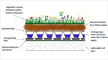green roof growth aggregates