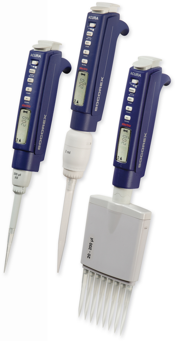 socorex-electronic-micropipettes