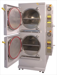 Dual stacked autoclave