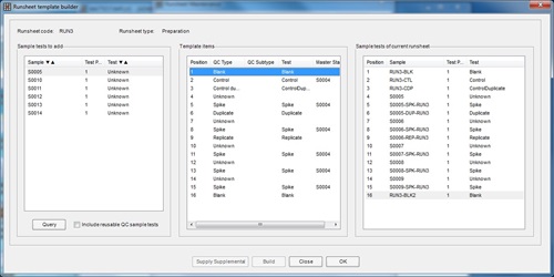 Enhanced Runsheet - Template Builder screenshot