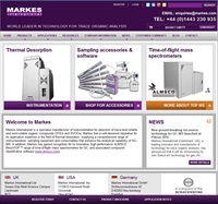 Markes new website