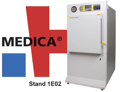 Priorclave at Medica stand 1E02