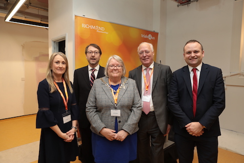 Sarah Haywood, MedCity UK, Dr Jorg Taubel, Worshipful Mayor of Southwark, Cllr Kath Whittam, Professor John Camm, Neil Coyle MP