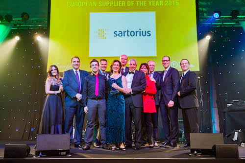 Sartorius  Supplier of the Year 2015