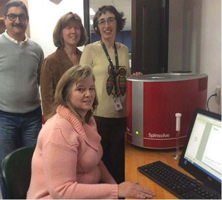 with their Magritek Spinsolve Benchtop NMR Spectrometer