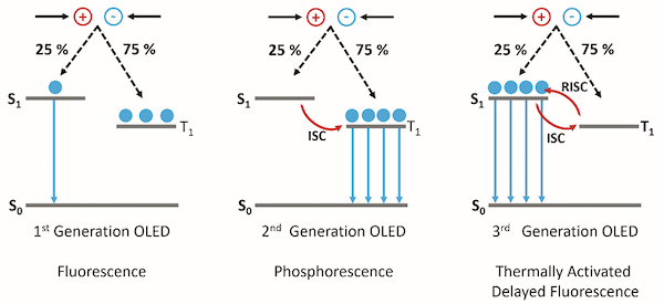 Thermally Activated Delayed Fluorescence