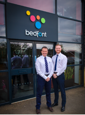Trevor Smith, Director of Bedfont, and son Jason Smith, General Manager