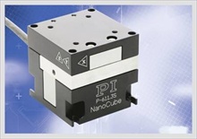 The P-611 NanoCube XYZ piezo stage from PI (Photo: PI)