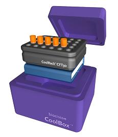 BioCision’s CoolBox™ offers an innovative cooling and freezing system for all-day ice-free sample temperature control