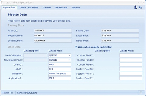 Rainin’s pipette management solution