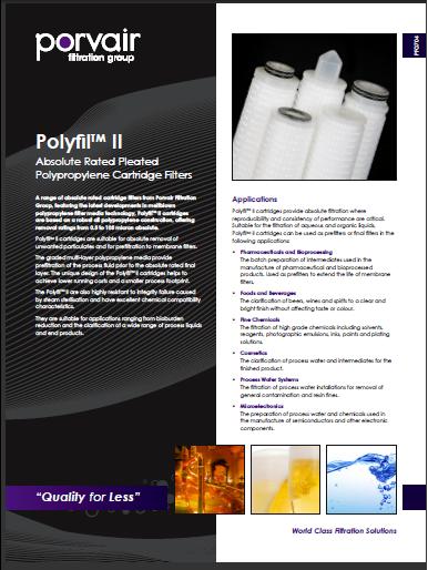 Porvair Filtration Polyfil II