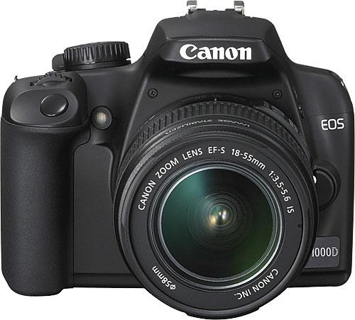 Canon EOS1000D DSLR camera 