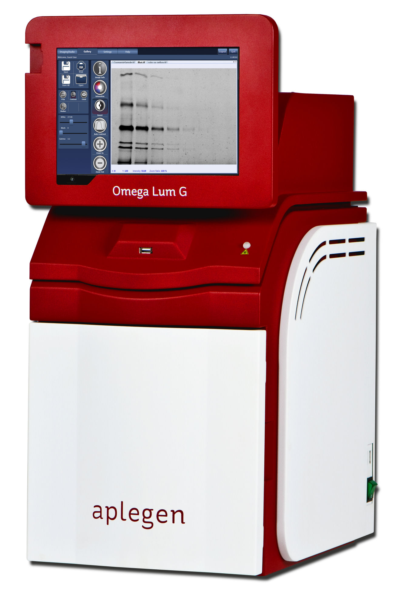 Omega Lum G Gel Documentation system