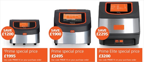 NEW Prime Thermal Cyclers offer.